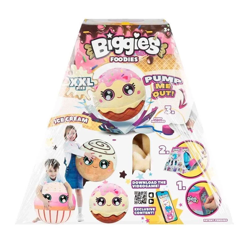 Peluş Biggies Foodies Dondurma Size XXL