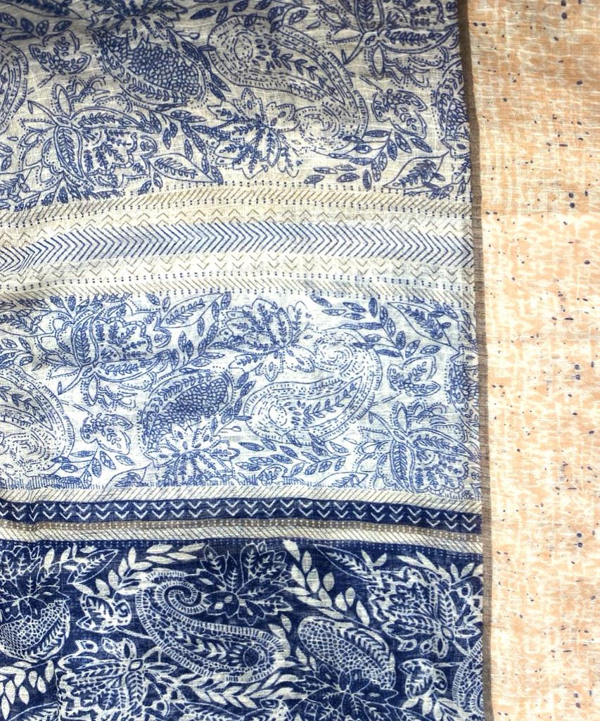 Lacivert & Turuncu Fular