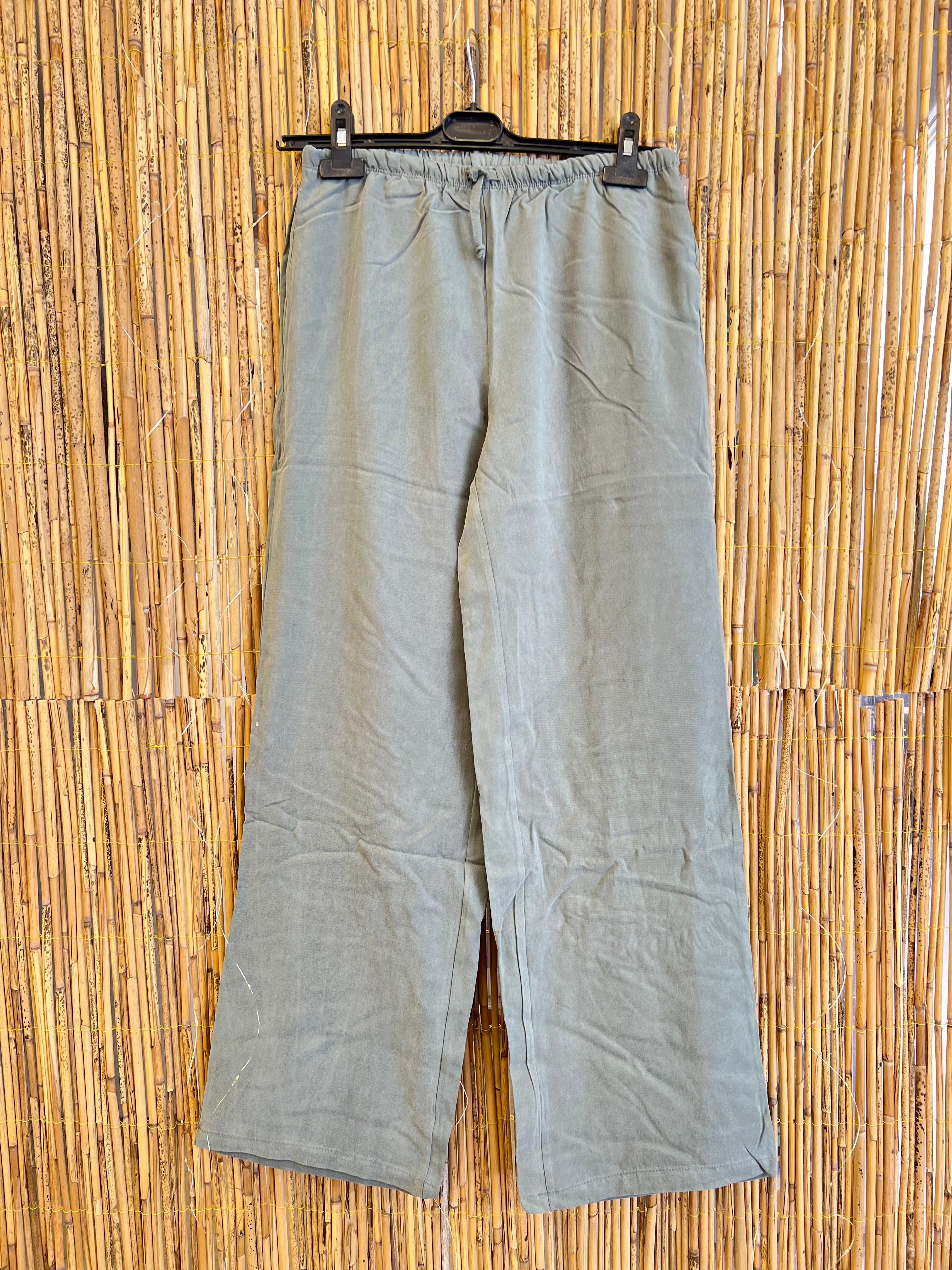 Beli Lastikli Tensel Pantolon