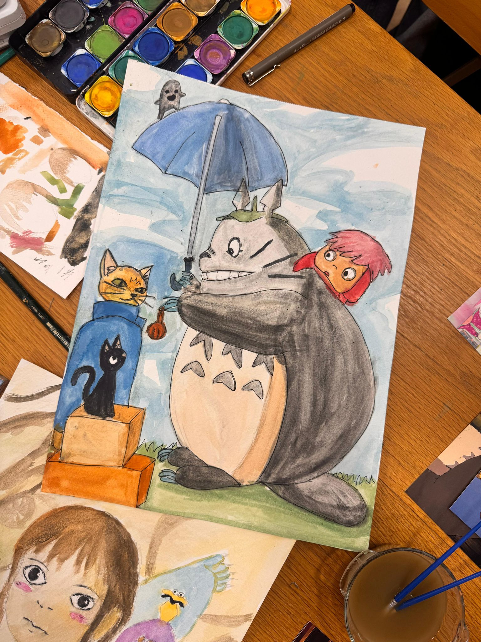 22 Kasım 2025 - Miyazaki'den İlhamla Üllustrasyon Atölyesi