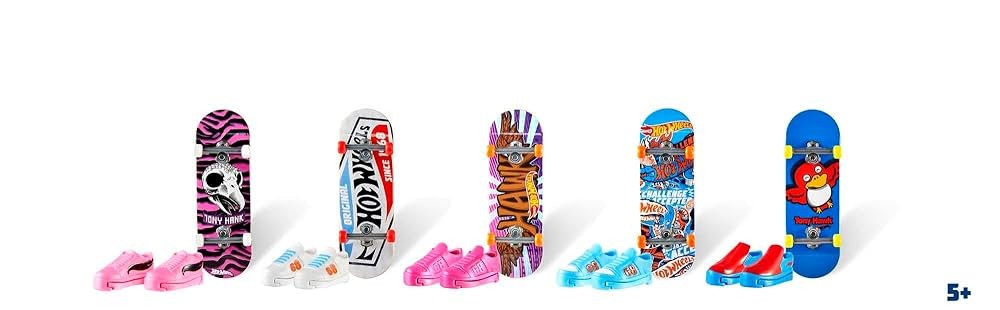 Hot Wheels SKATE Parmak Kaykay ve Ayakkabı Paketleri