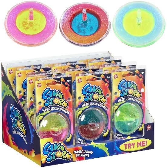 Lava Storm Magic Liquid Spinners