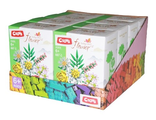 MİNİ BLOK FLOWER Yeşil Kutu