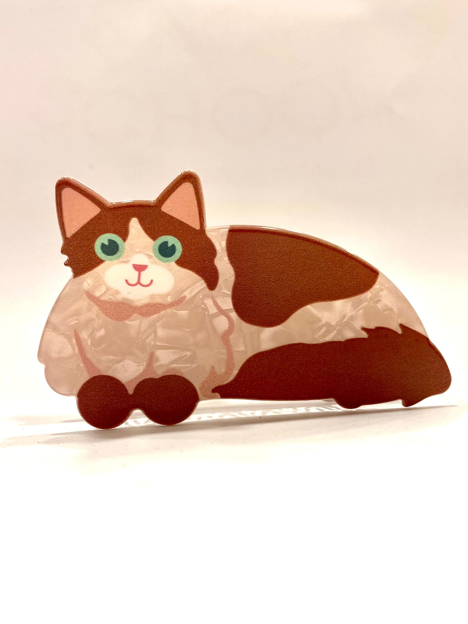 Figür Mandal Toka Kahverengi Kedi
