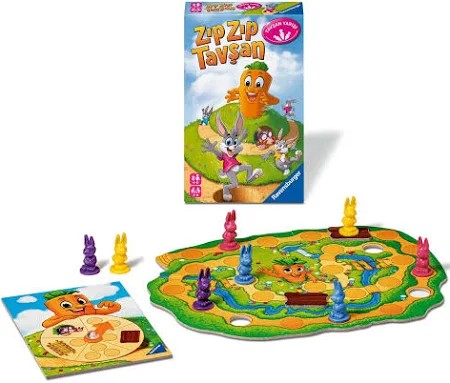 Zıp Zıp Tavşan Kutu Oyunu - Seyahat Boy