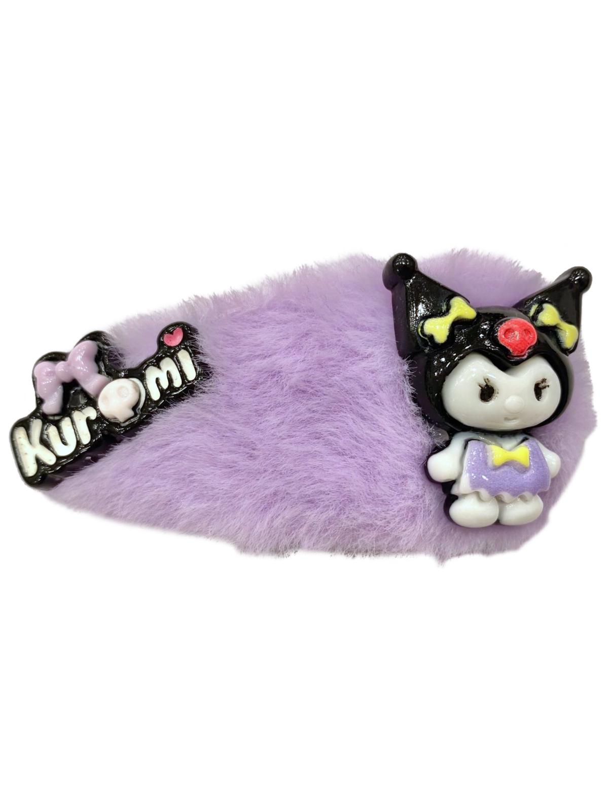 5'li Mor Kuromi Çıtçıt Toka