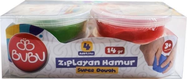 BU-BU Zıplayan Hamur 4’lü 