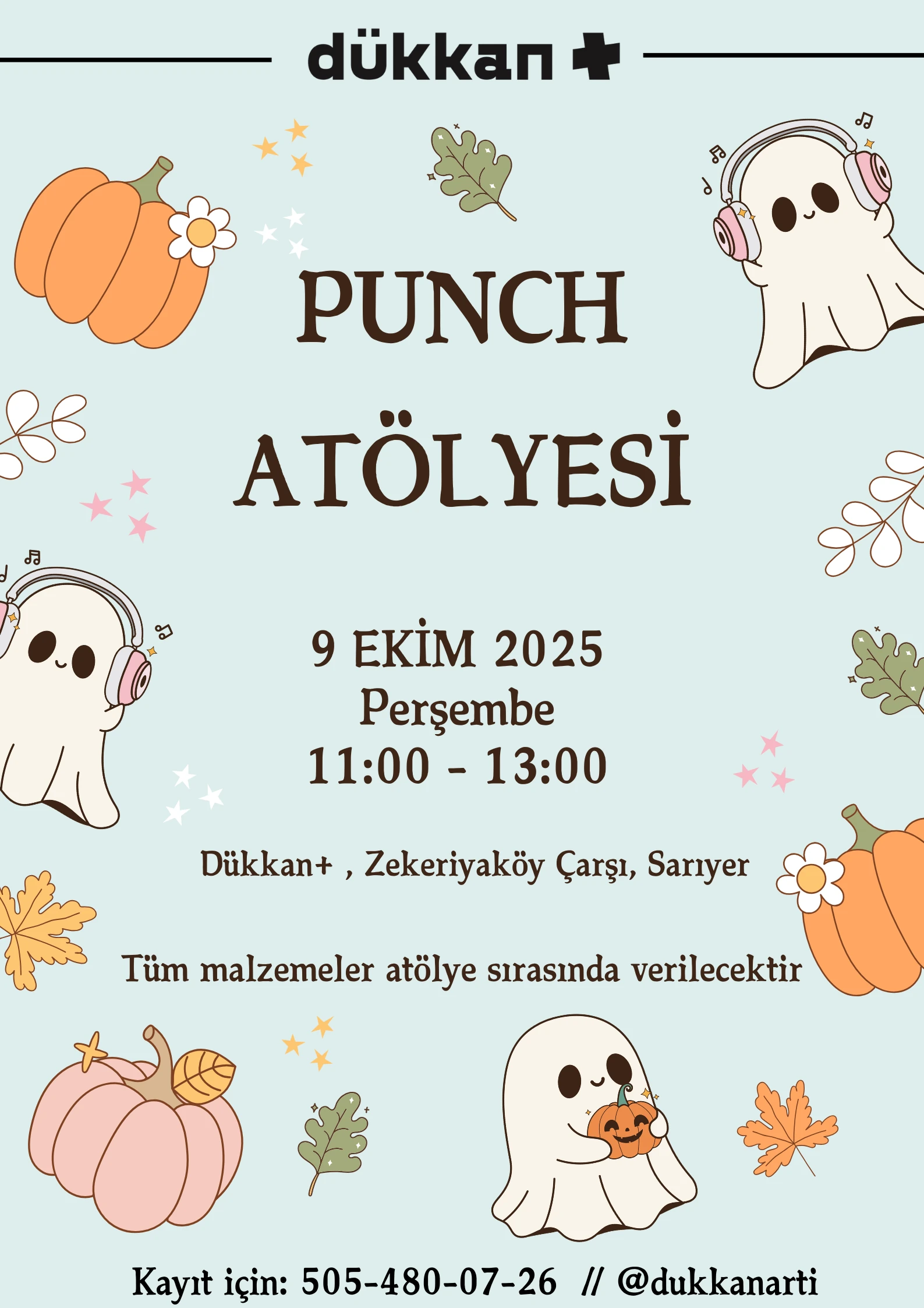 9 Ekim 2025 - PUNCH Atölyesi