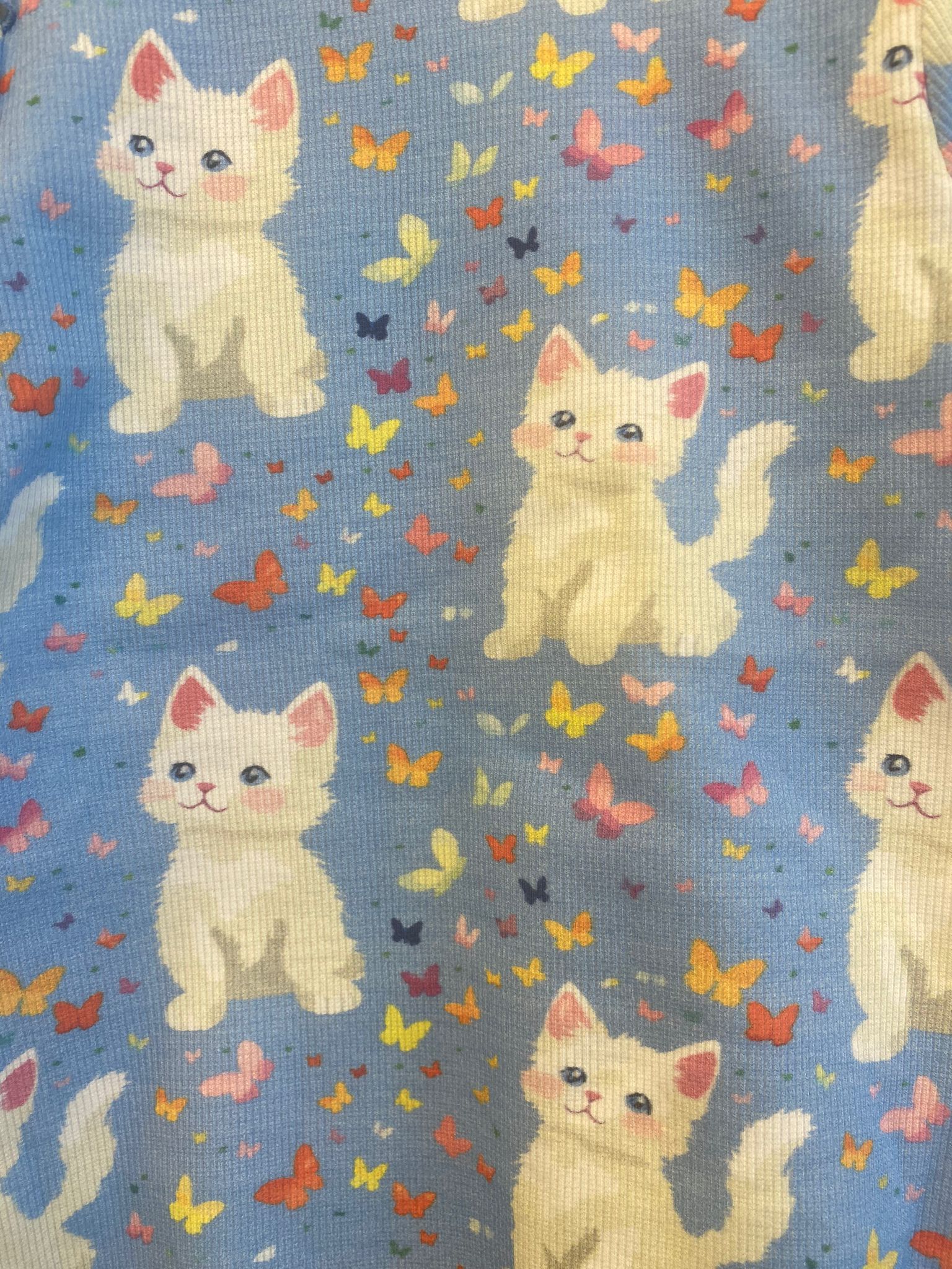 Kedi Baskılı Mevsimlik Takım