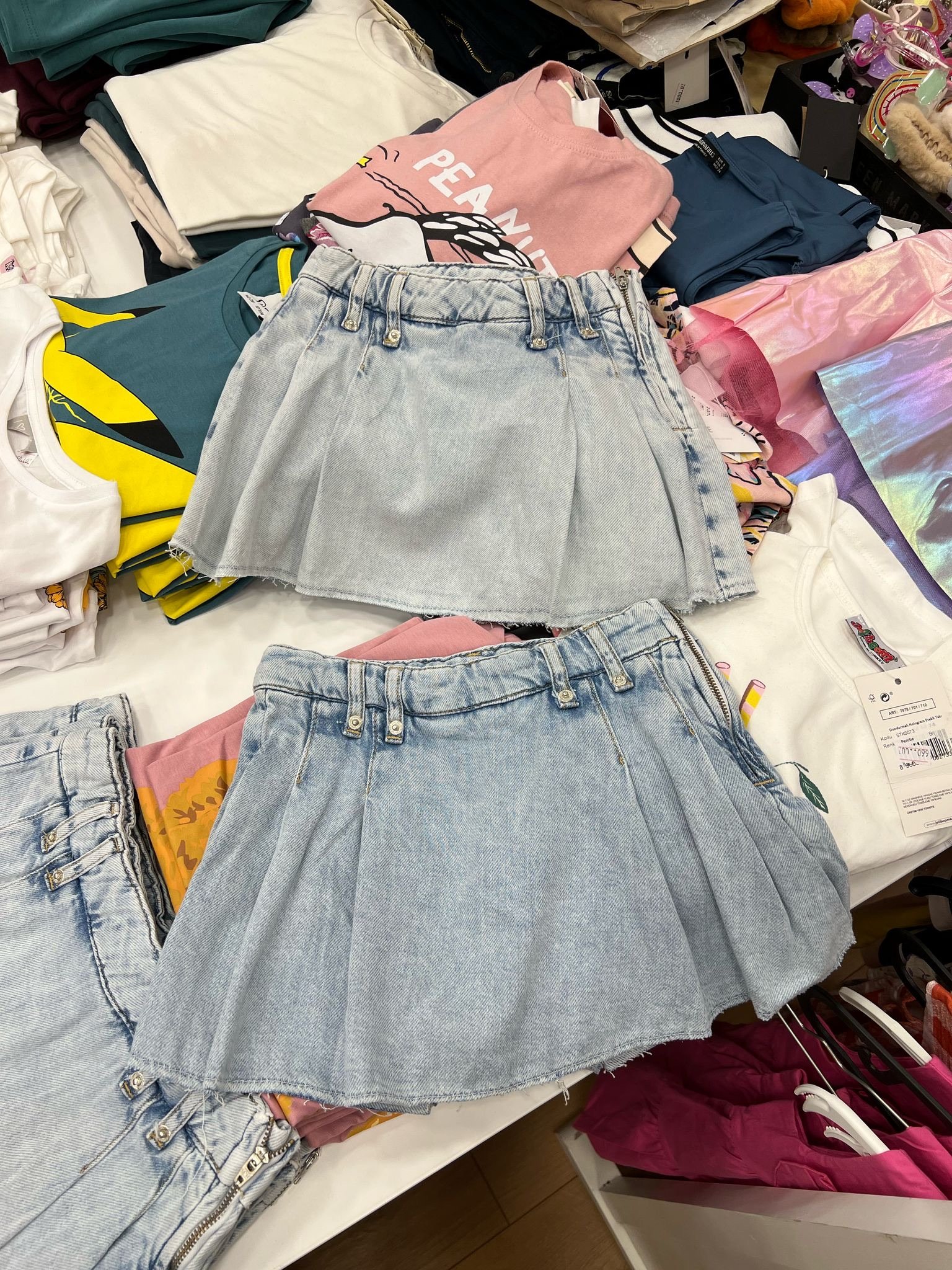Denim Şort Etek