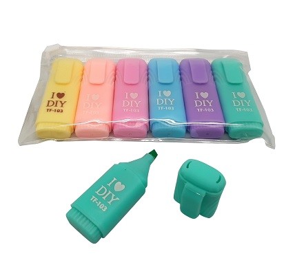 VTK FOSFORLU KALEM MINI 6LI SET
