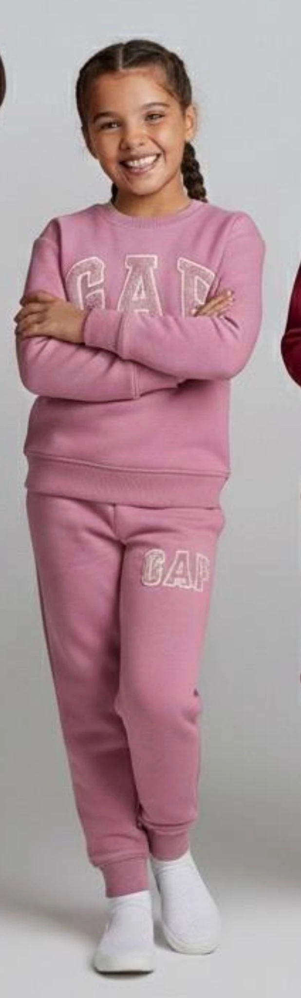 Punch Logolu Eşofman Takım Pembe