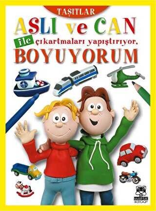 ASLI ve Can ile çıkartmaları yapıştırıyor, Boyuyorum - Taşıtlar