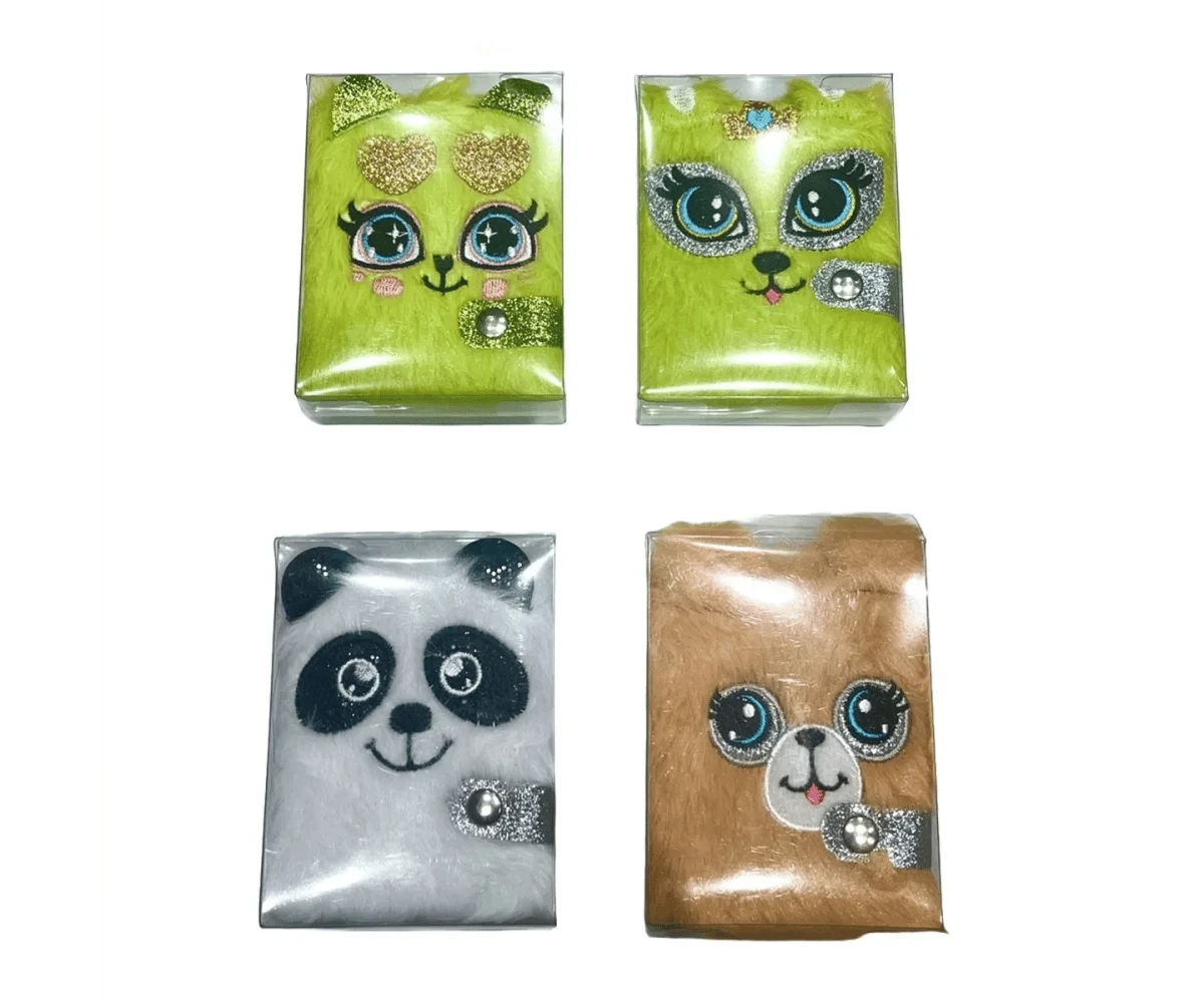 Mini Peluş Defter Anahtarlıklı ve Kutulu