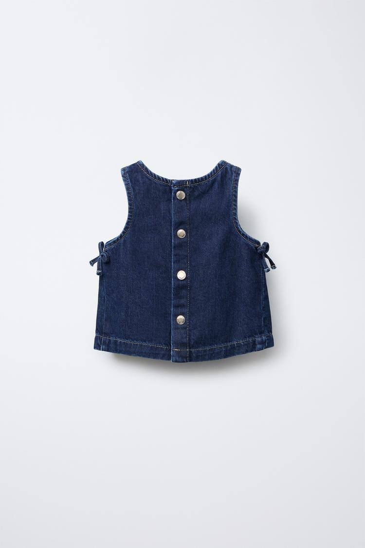 Denim Fiyonklu Çocuk Takım