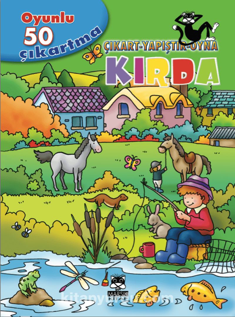 Oyunlu 50 Çıkartma: Çıkart-Yapıştır-Oyna KIRDA