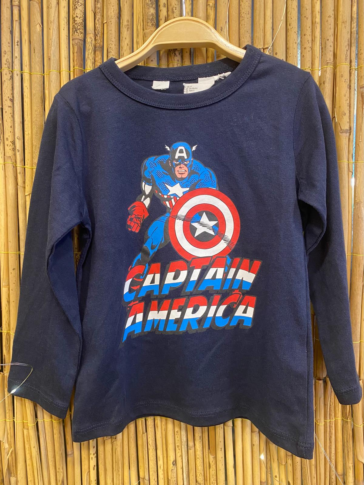 Avengers Baskılı Uzun Kollu Çocuk Tişört