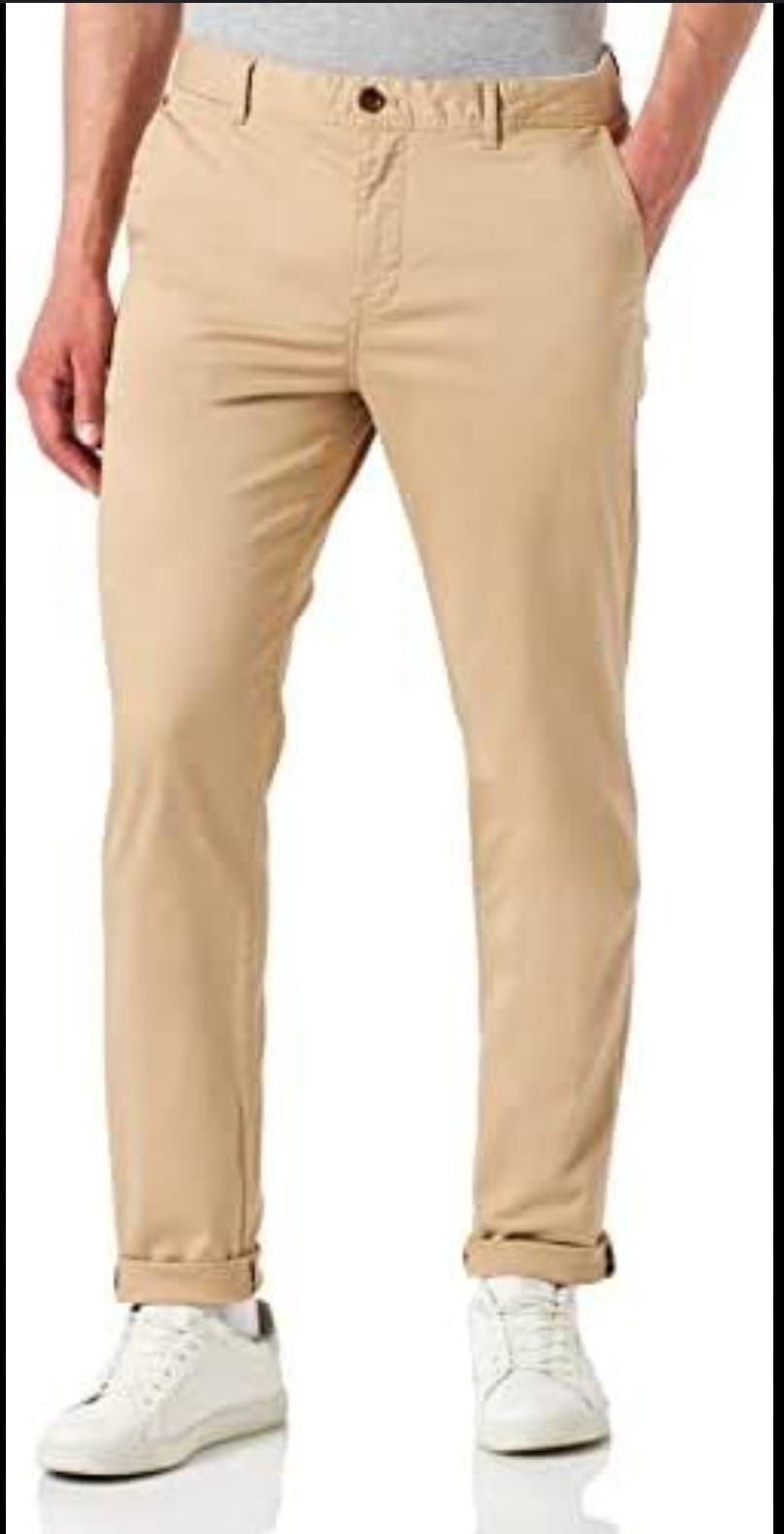 Erkek Kanvas Pantolon Slim Fit