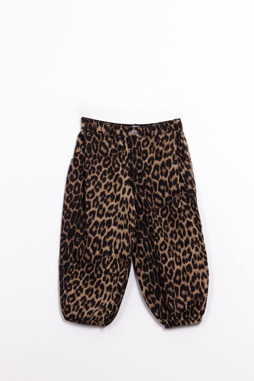 Leopar Baloon Salaş Denim