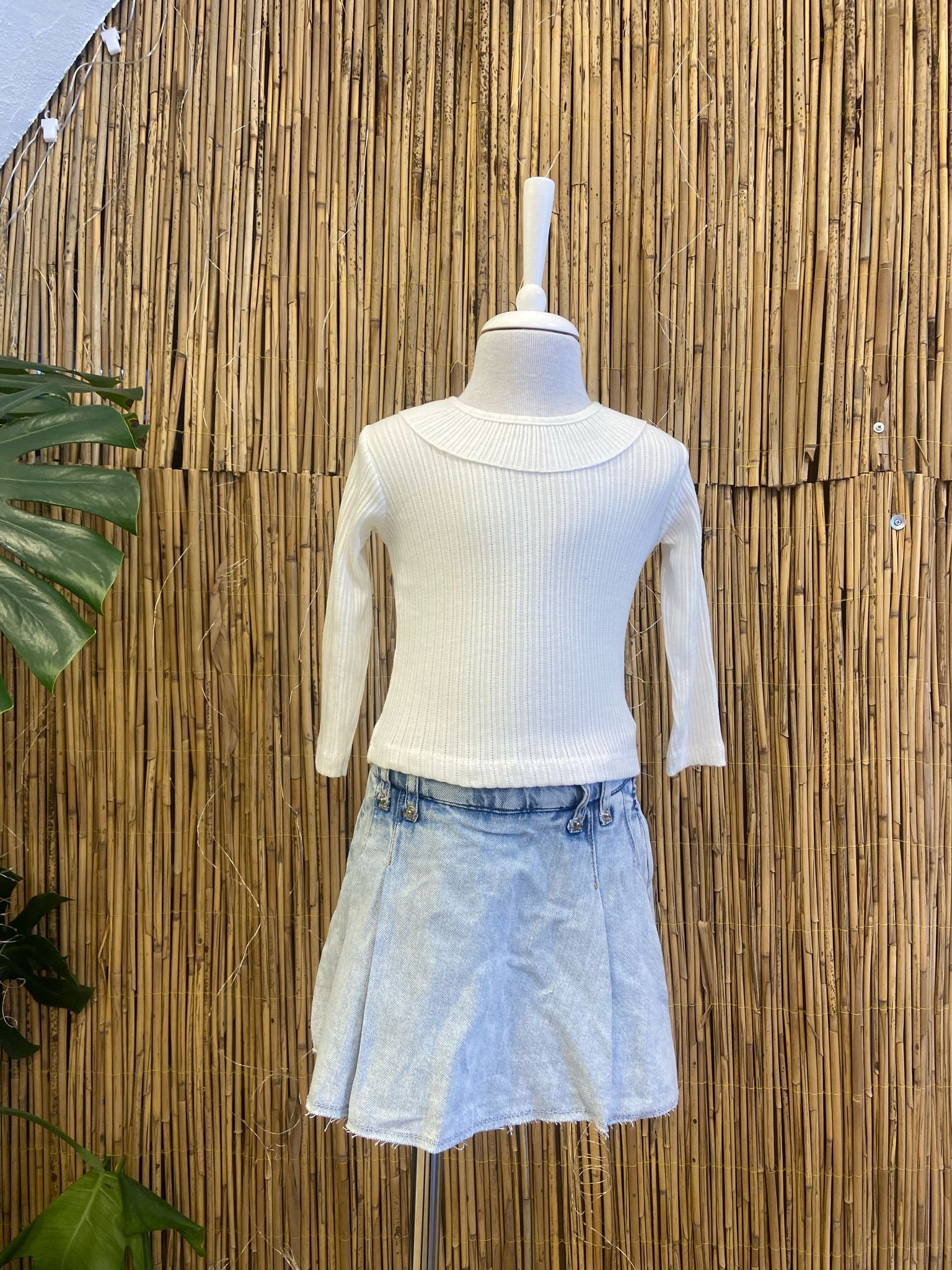 Fırfır Yakalı Body