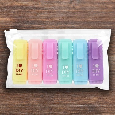 VTK FOSFORLU KALEM MINI 6LI SET