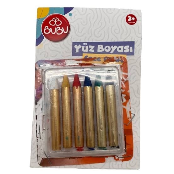 BU-BU Yüz Boyası 6 Renk