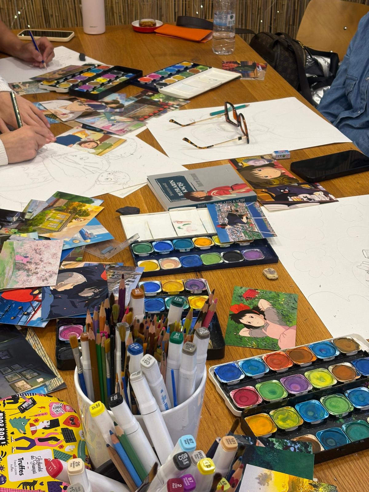 22 Kasım 2025 - Miyazaki'den İlhamla Üllustrasyon Atölyesi