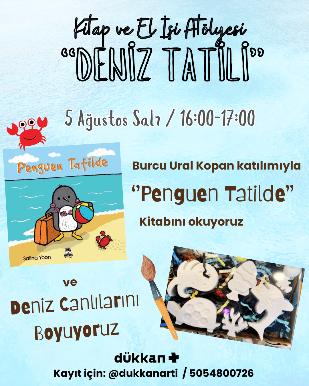 Kitap & El işi Atölyesi - ''Deniz Tatili''