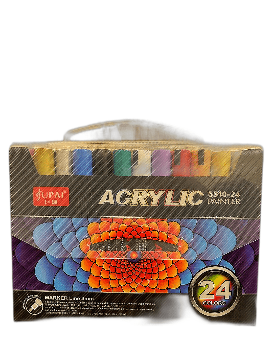24 RENK AKRİLİK MARKÖR 4MM UÇ