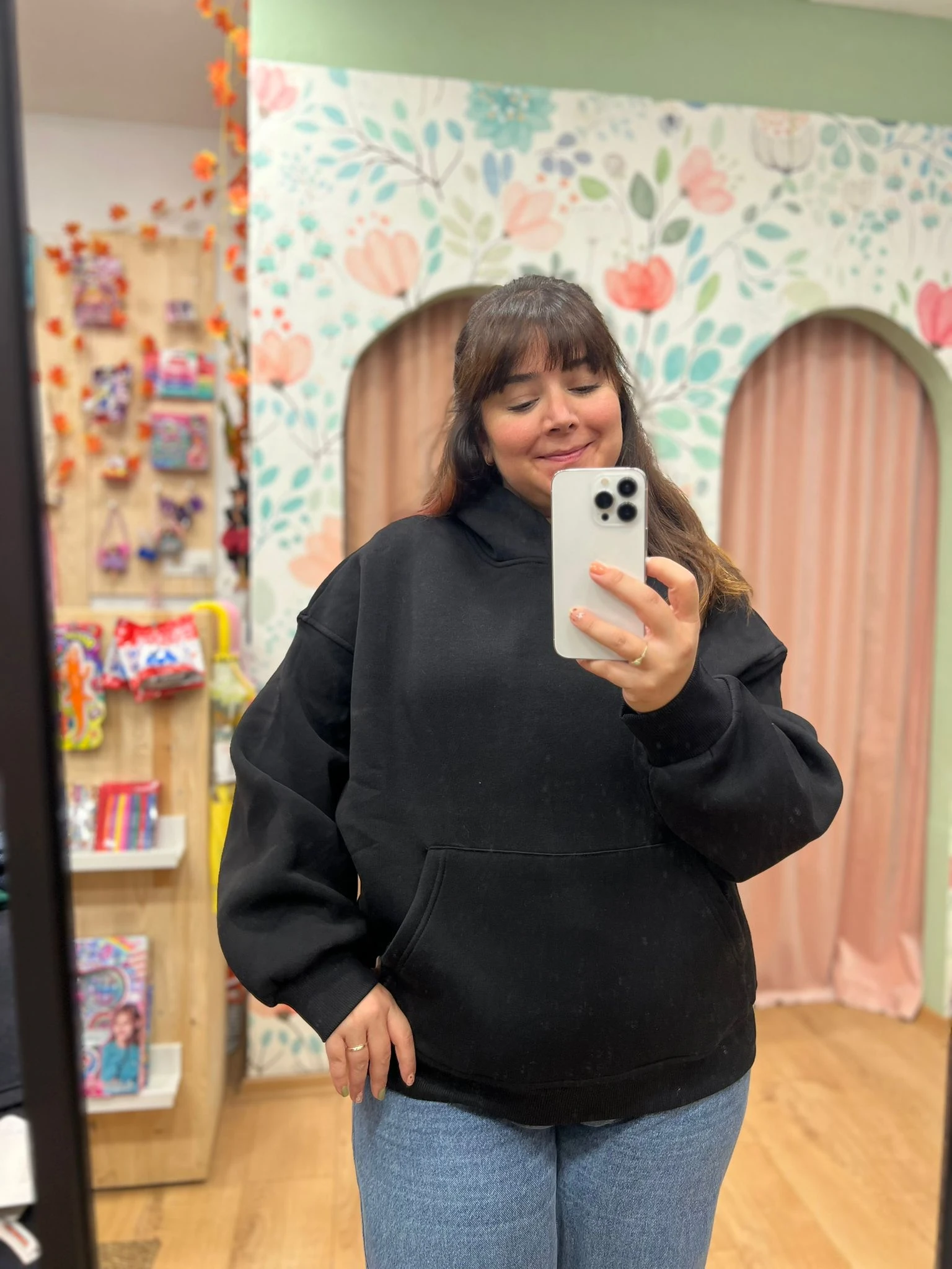 Kapüşonlu Kadın Sweatshirt Siyah