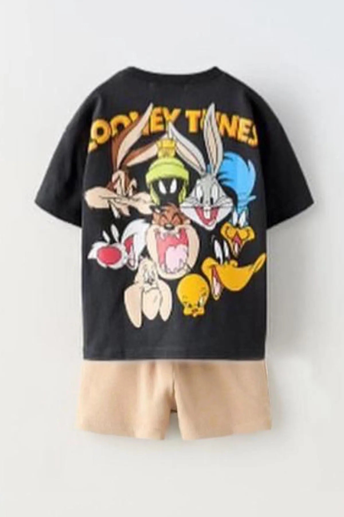 Looney Tunes Baskılı Şortlu Takım