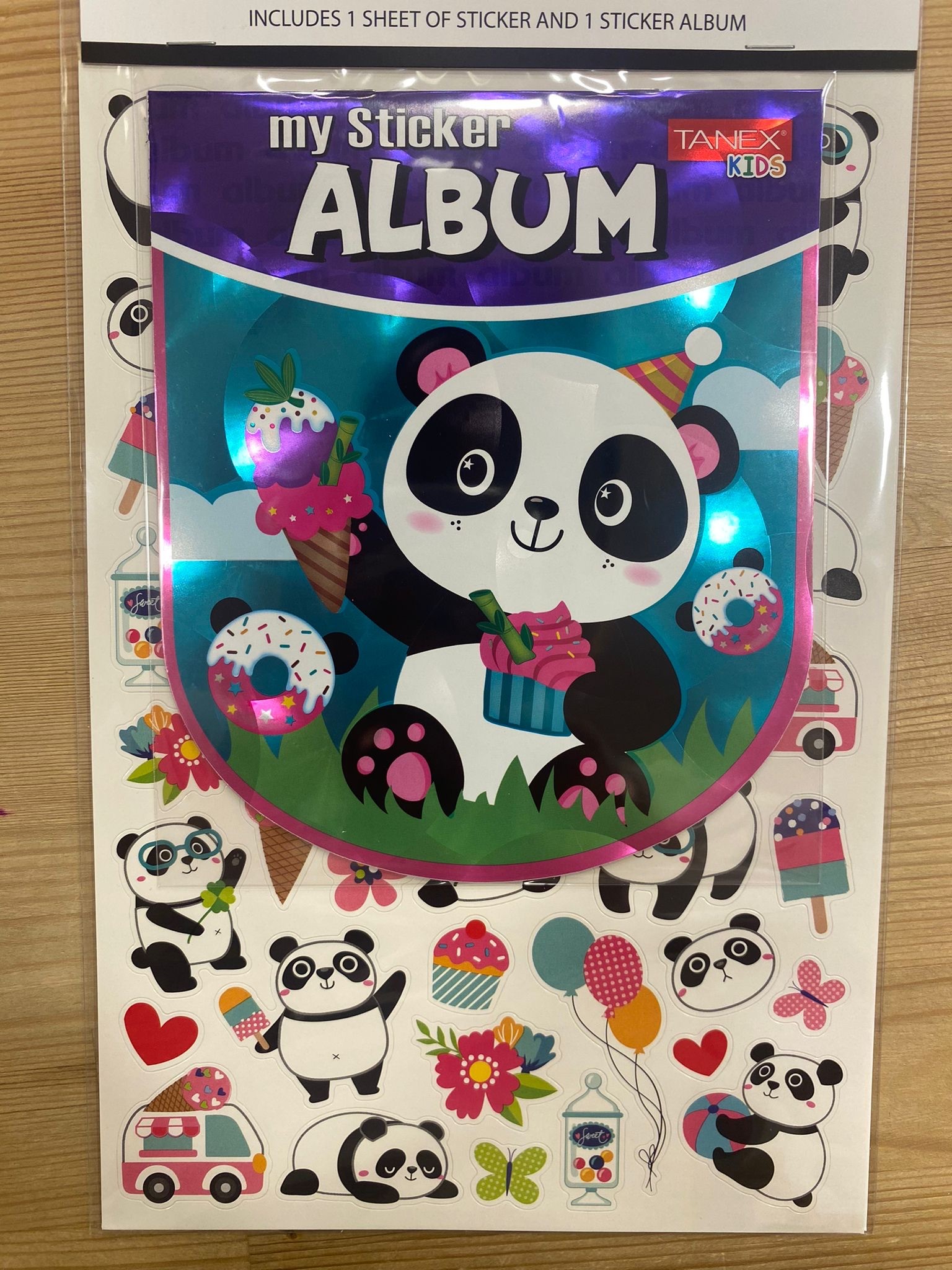 MUTLU PANDA ALBÜM SERİSİ STİCKER