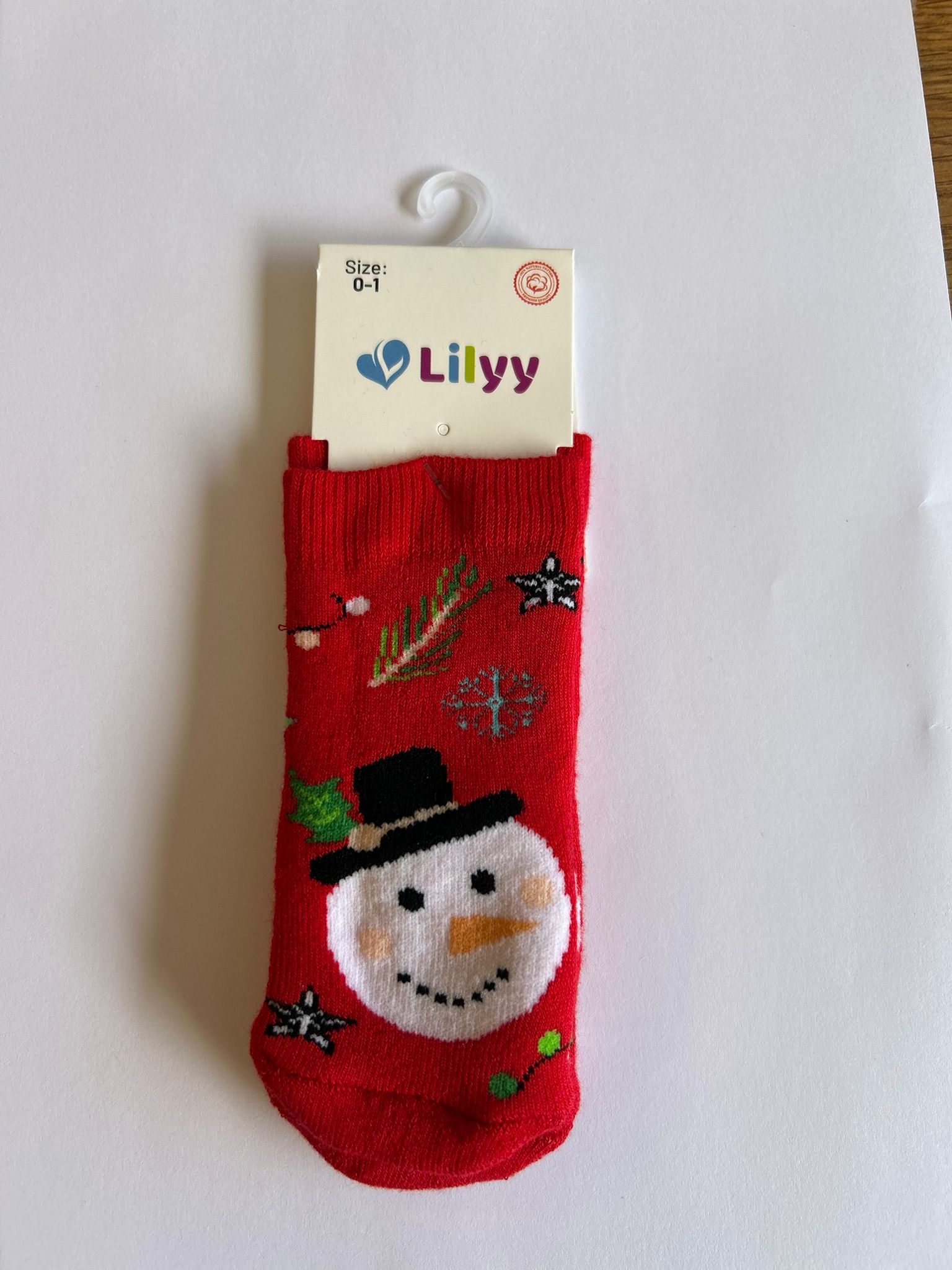 Kardanadam Desenli Bebek Havlu Çorap