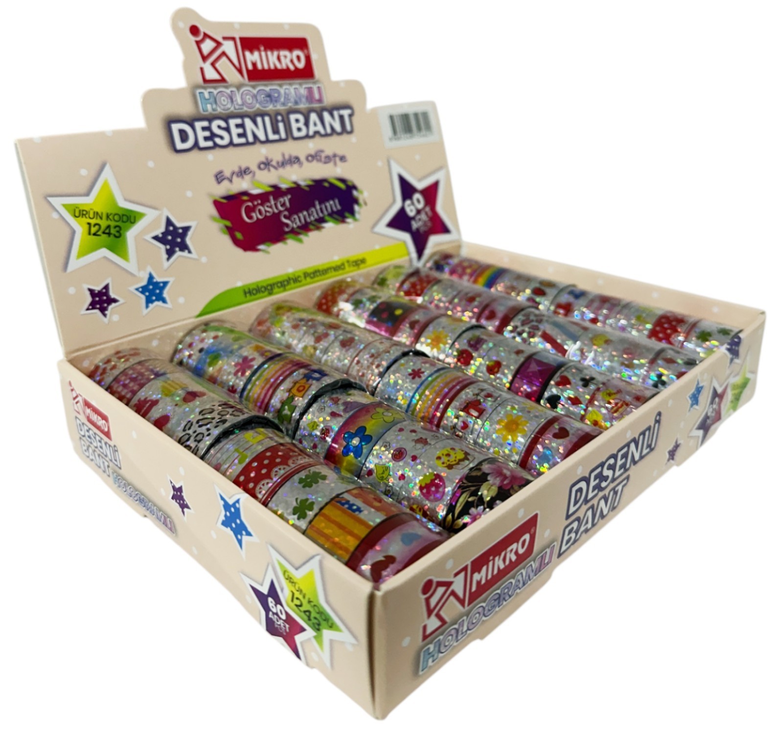 BANT HOLOGRAM DESENLI 5LI PAKET