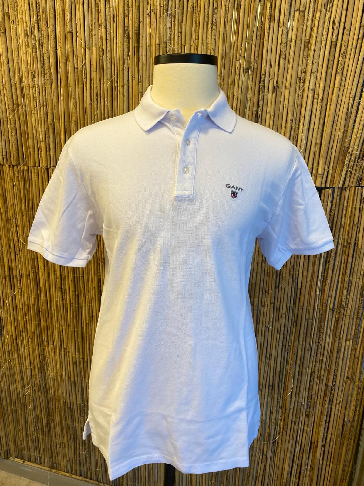 Nakış Logo Detaylı Polo Yaka Beyaz