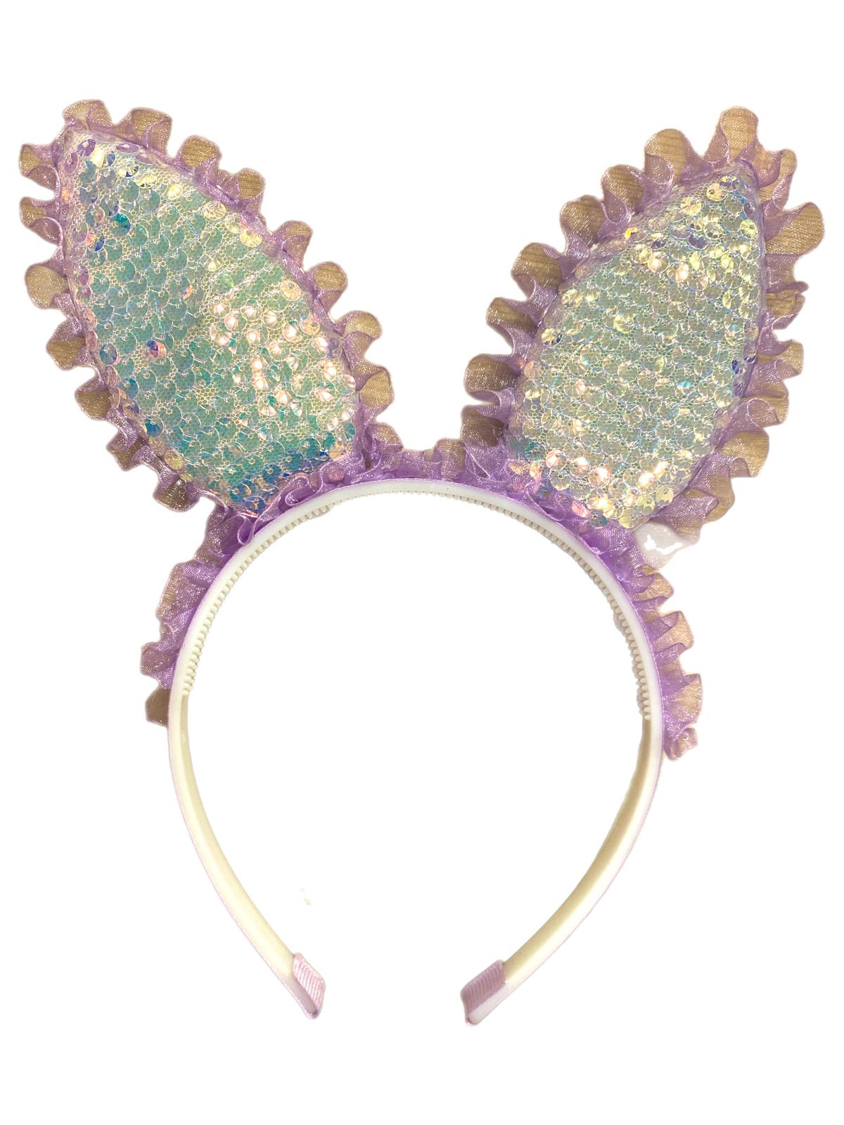 Işıklı Tavşan Kulağı Taç Mor