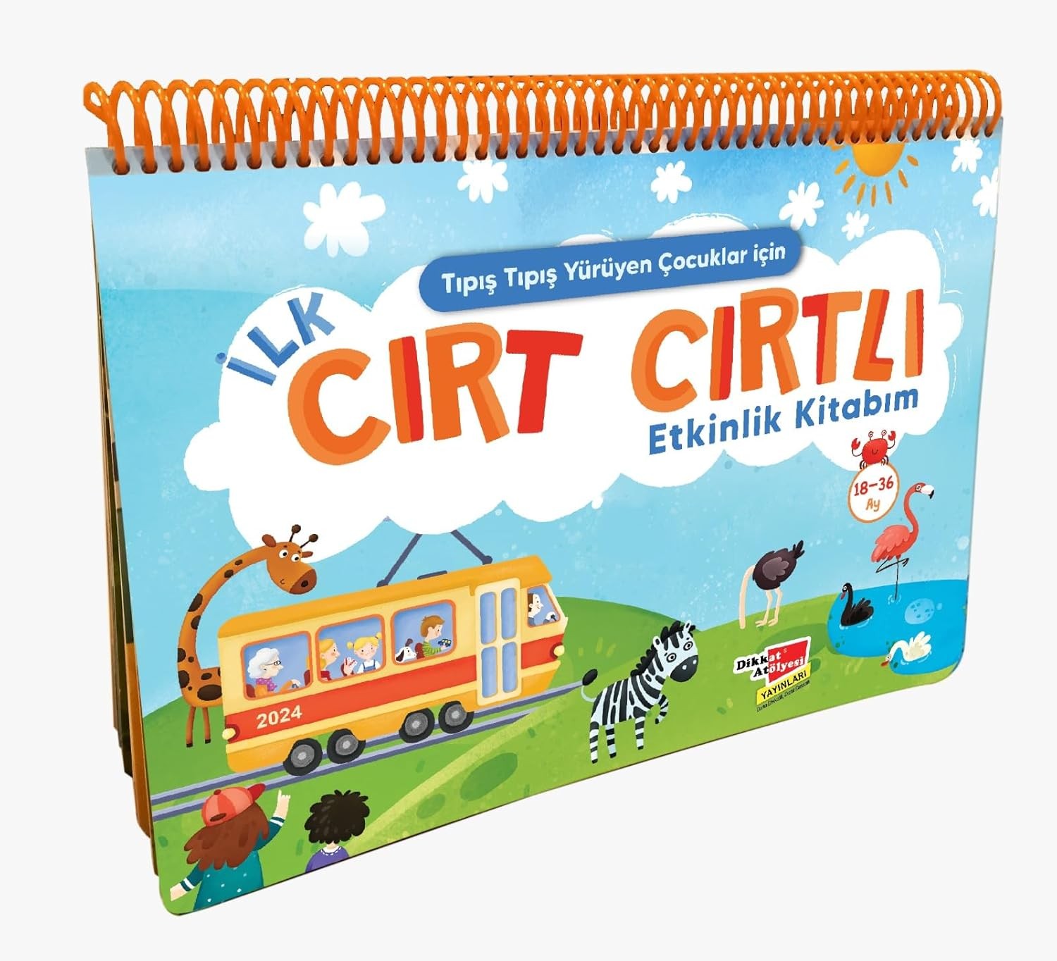 Tıpış Tıpış Yürüyen Çocuklar İçin İlk Cırt Cırtlı Etkinlik Kitabım