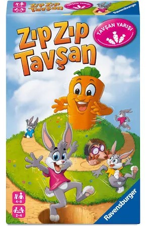 Zıp Zıp Tavşan Kutu Oyunu - Seyahat Boy