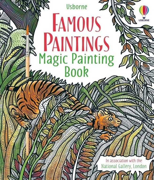 Usborne FAMOUS PAINTINGS: Magic Painting Book