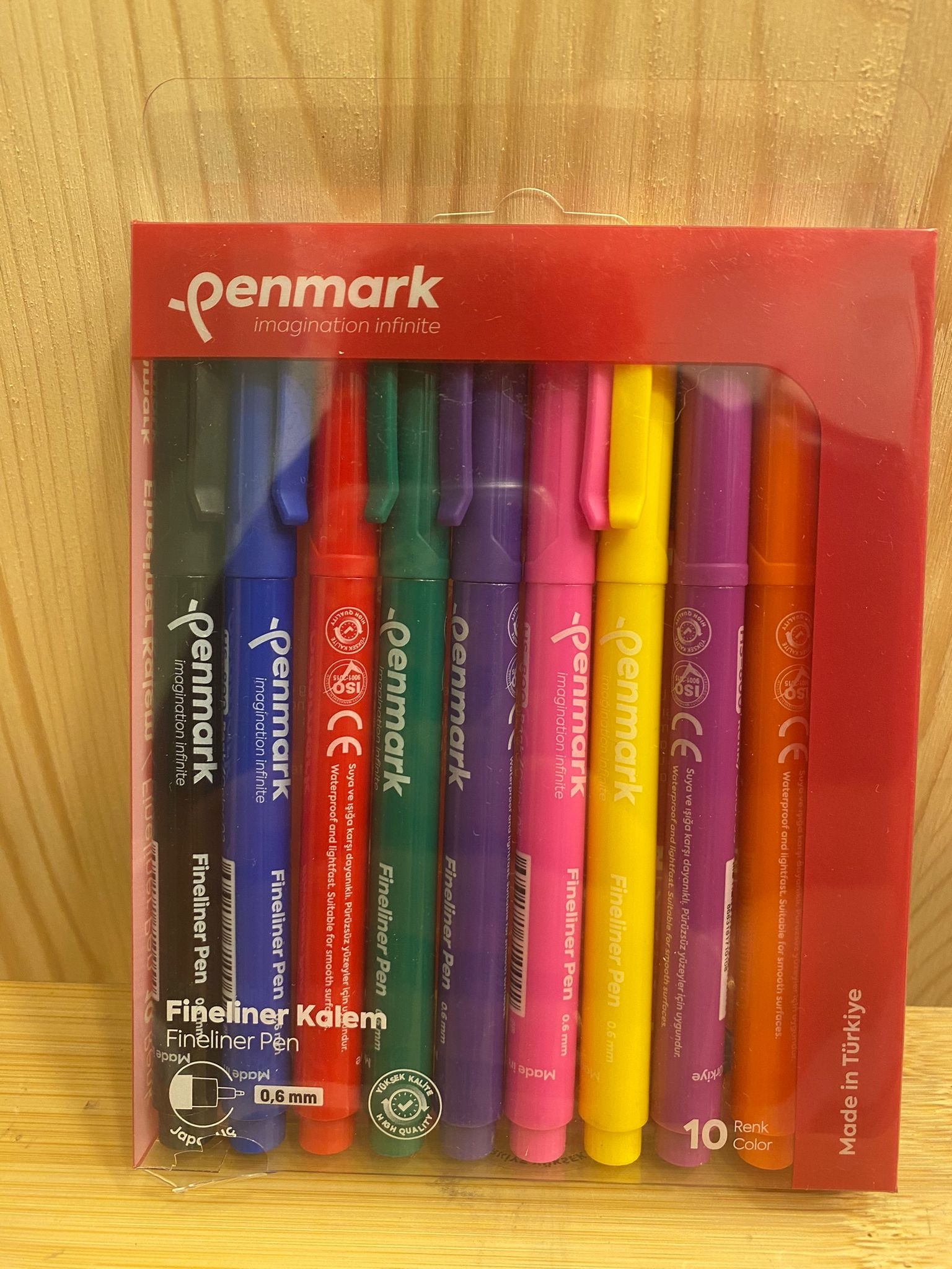 PENMARK 0,6MM FİNELİNER KALEM 10 RENK JAPON UÇ