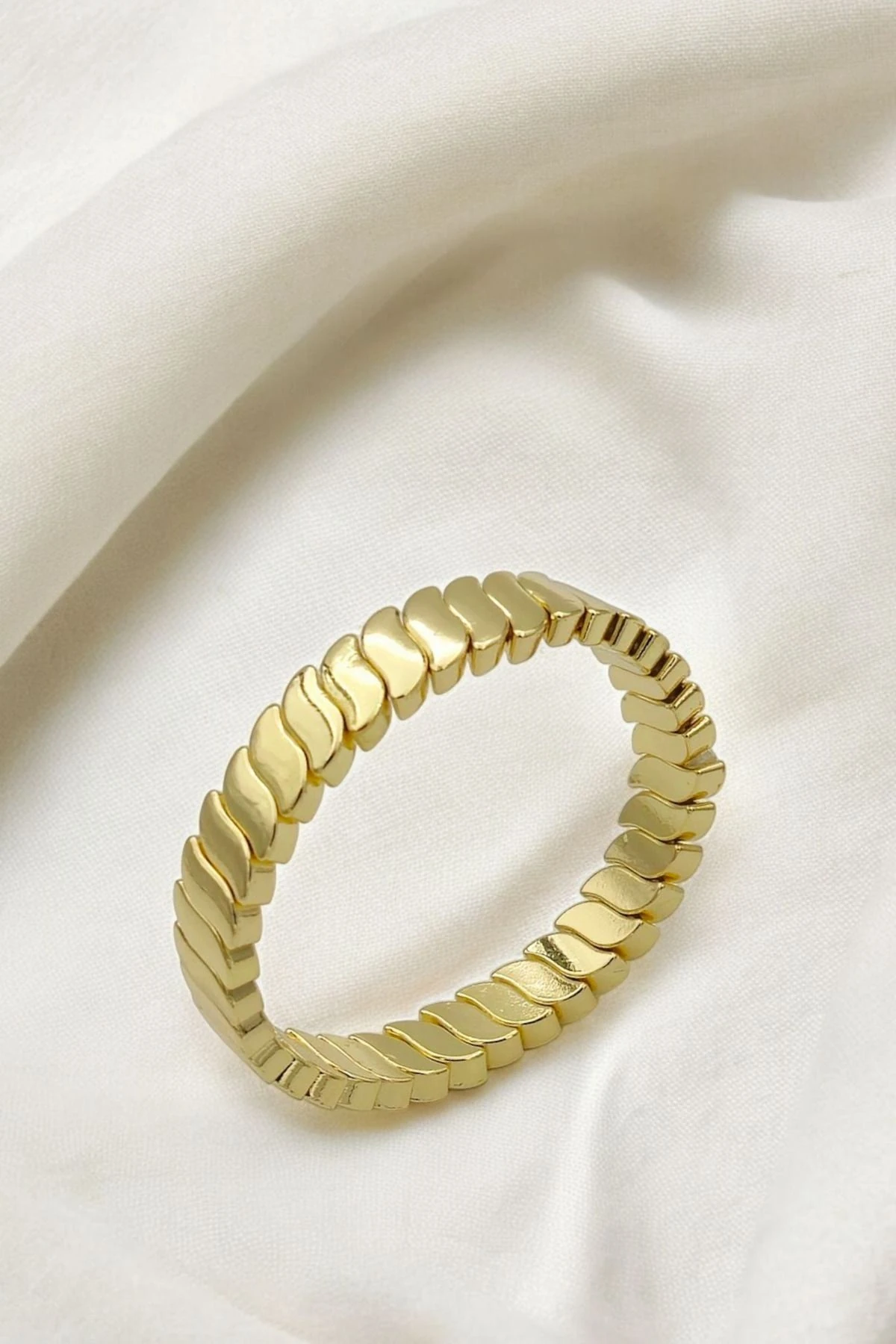 Kadın Bileklik Esneyebilen Gold Renk S Model