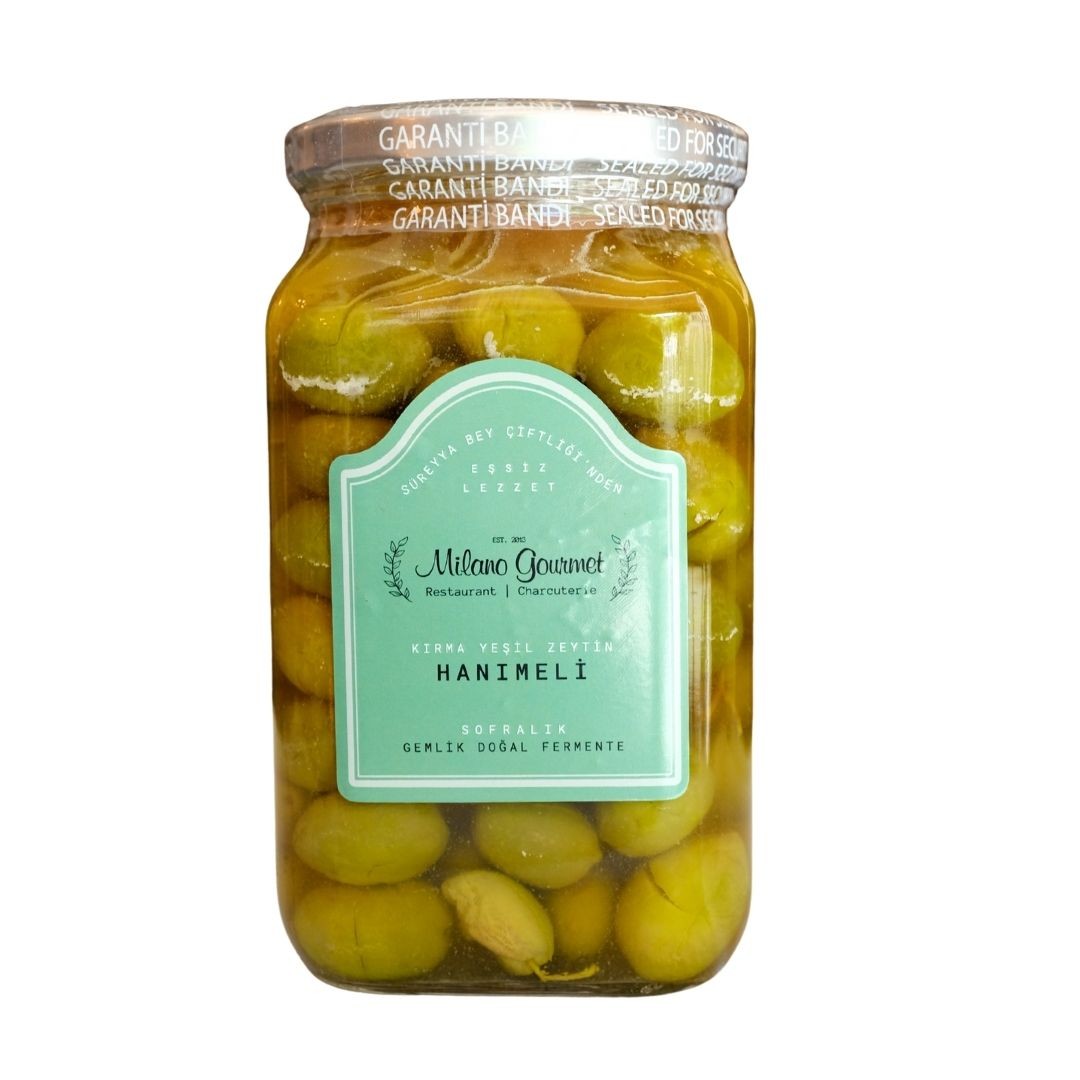 MILANO CESNILI HANIMELİ ZEYTIN KAVANOZ 500GR