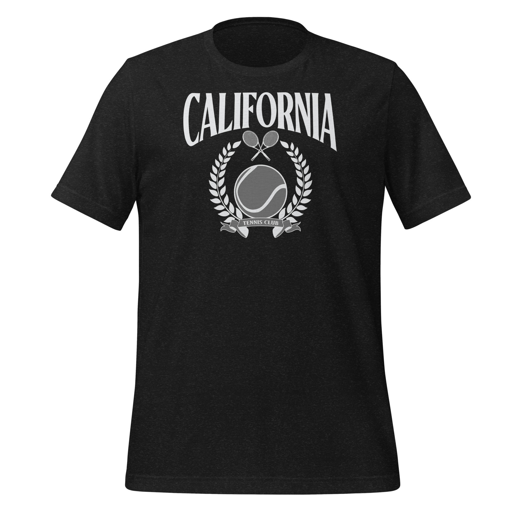 Unisex California Tennis Club Tenis T-Shirt V2 - Siyah