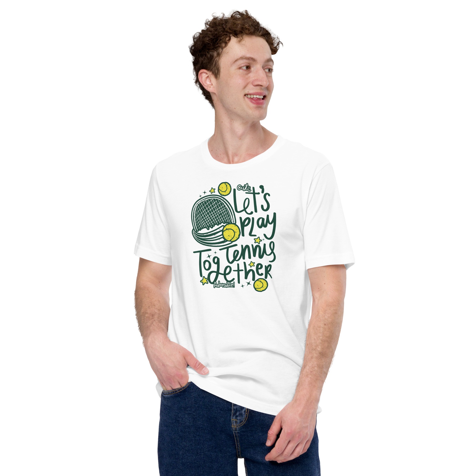 Unisex Let's Play Tennis T-Shirt