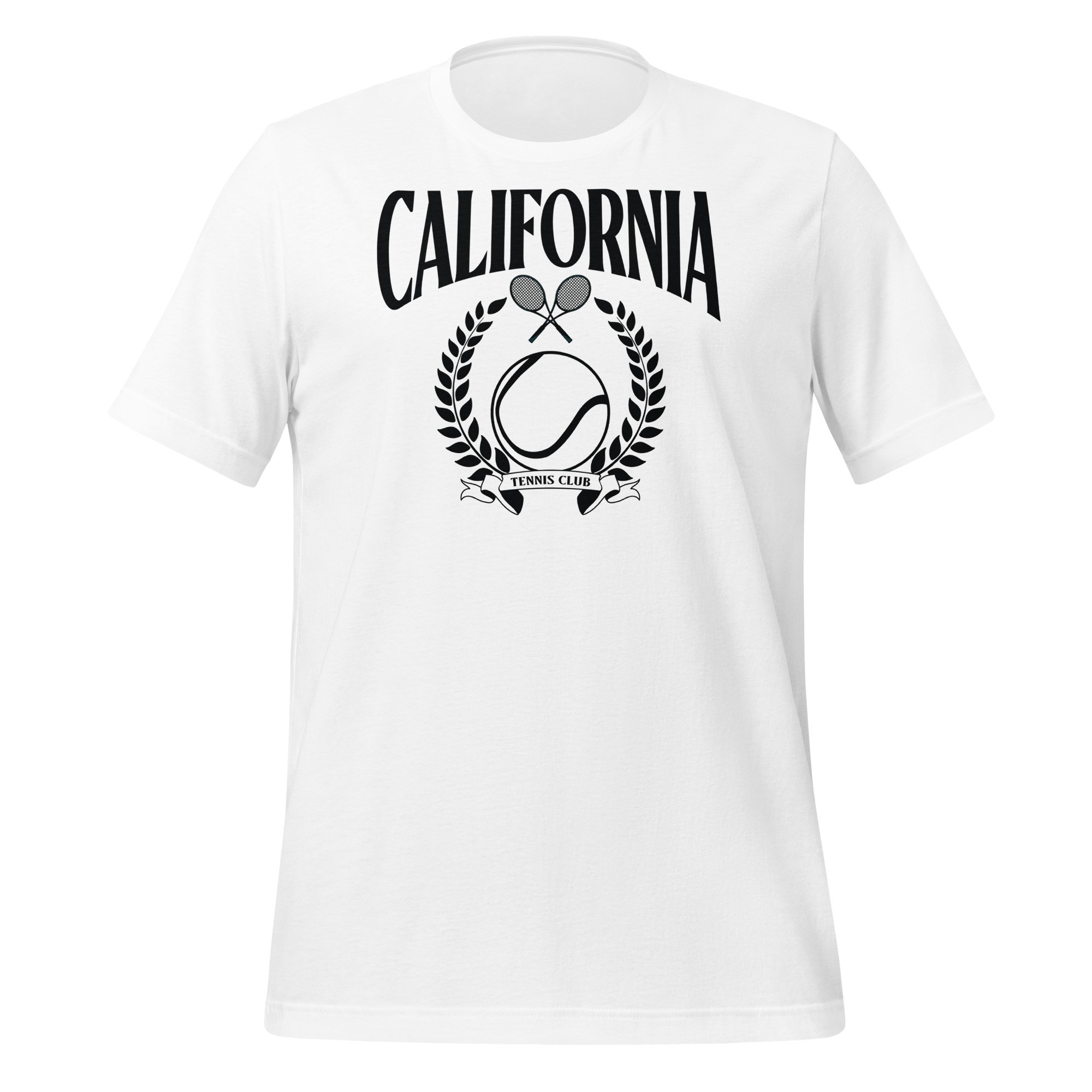 Unisex California Tennis Club Tenis T-Shirt V2 - Beyaz