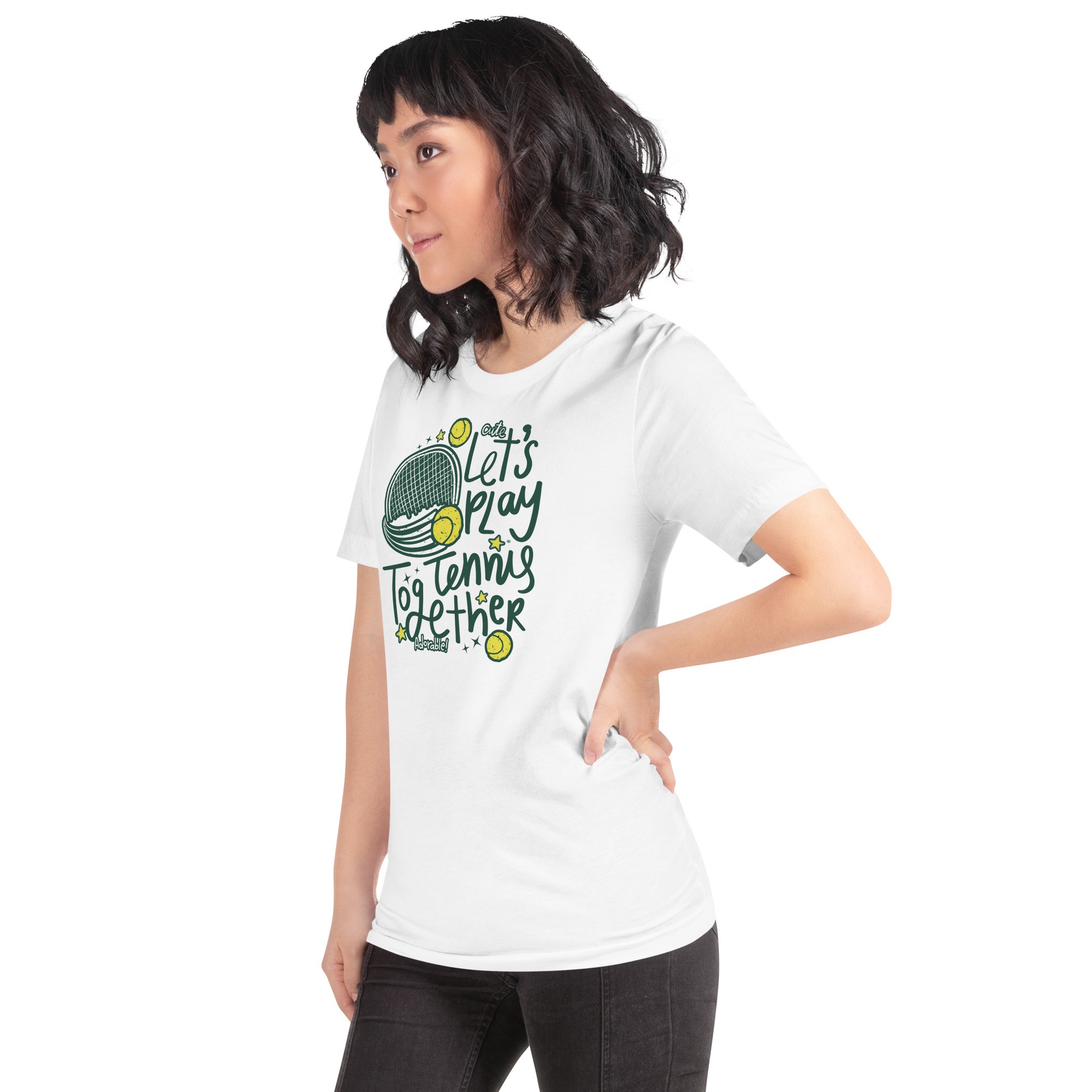 Unisex Let's Play Tennis T-Shirt