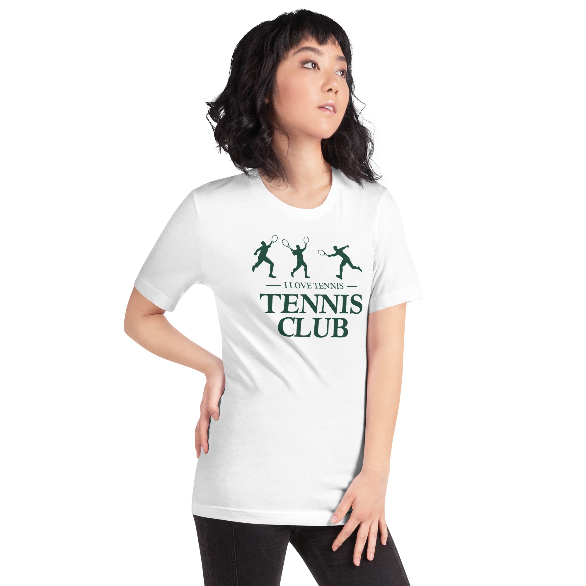 Unisex Tennis Club Tennis T-Shirt - Beyaz