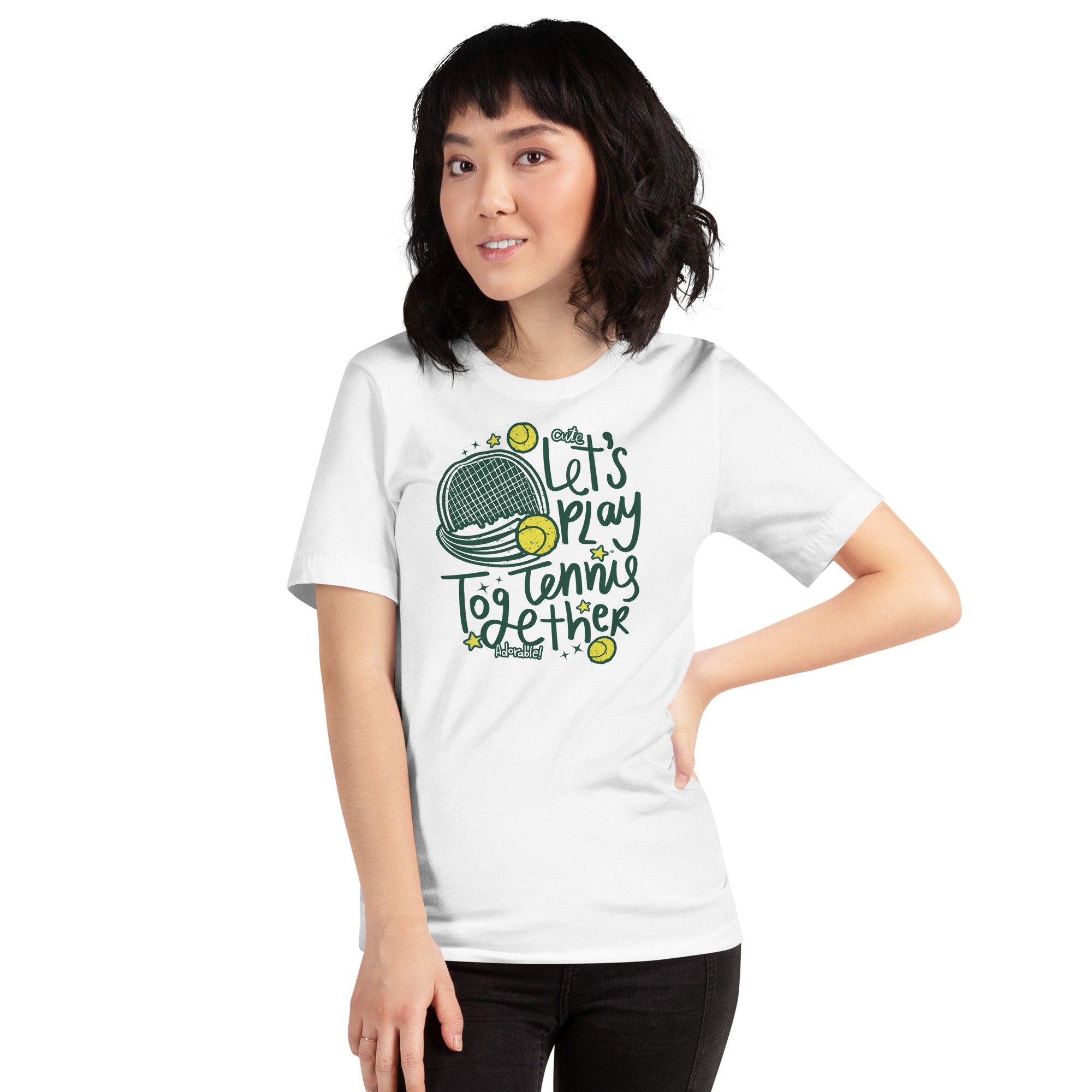 Unisex Let's Play Tennis T-Shirt