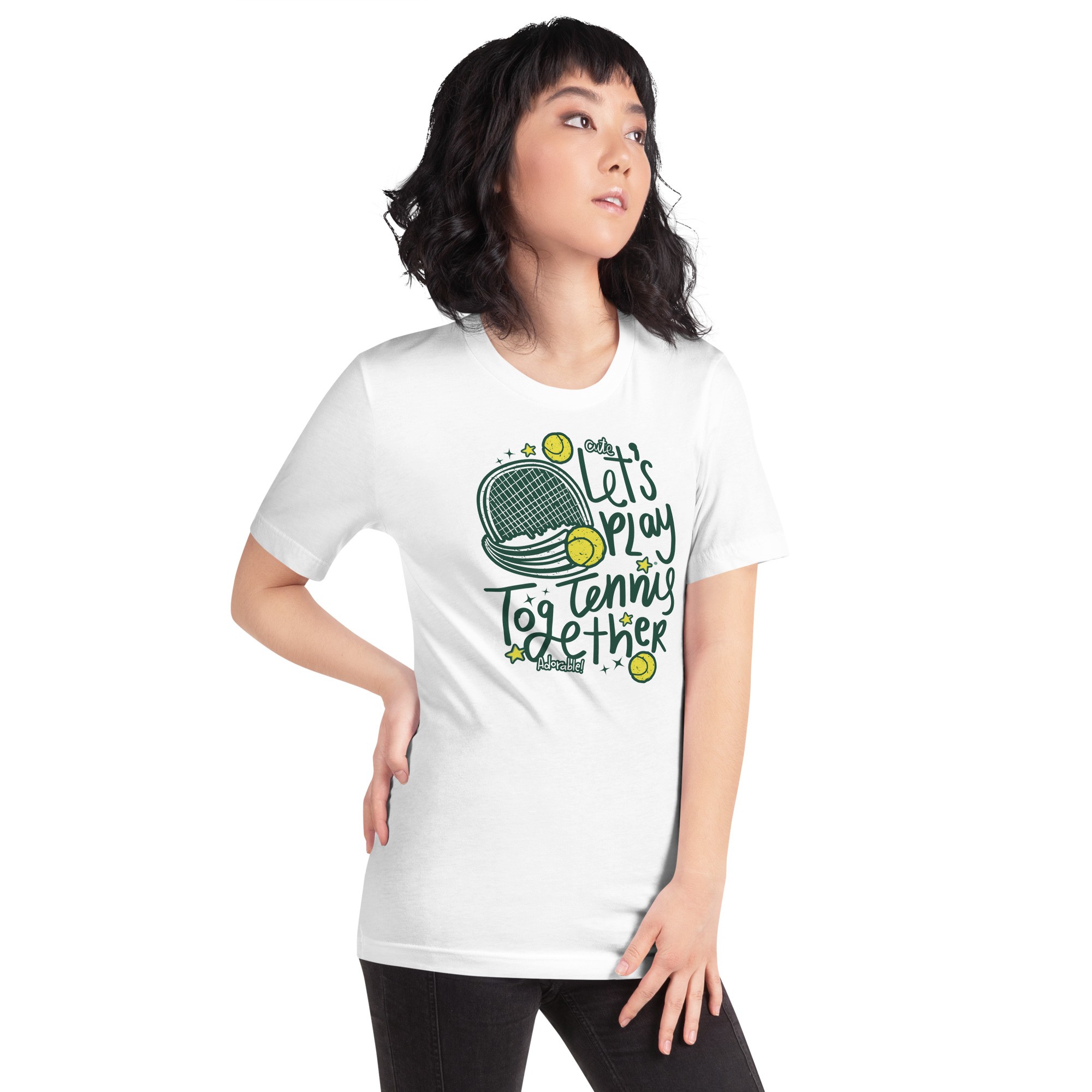Unisex Let's Play Tennis T-Shirt