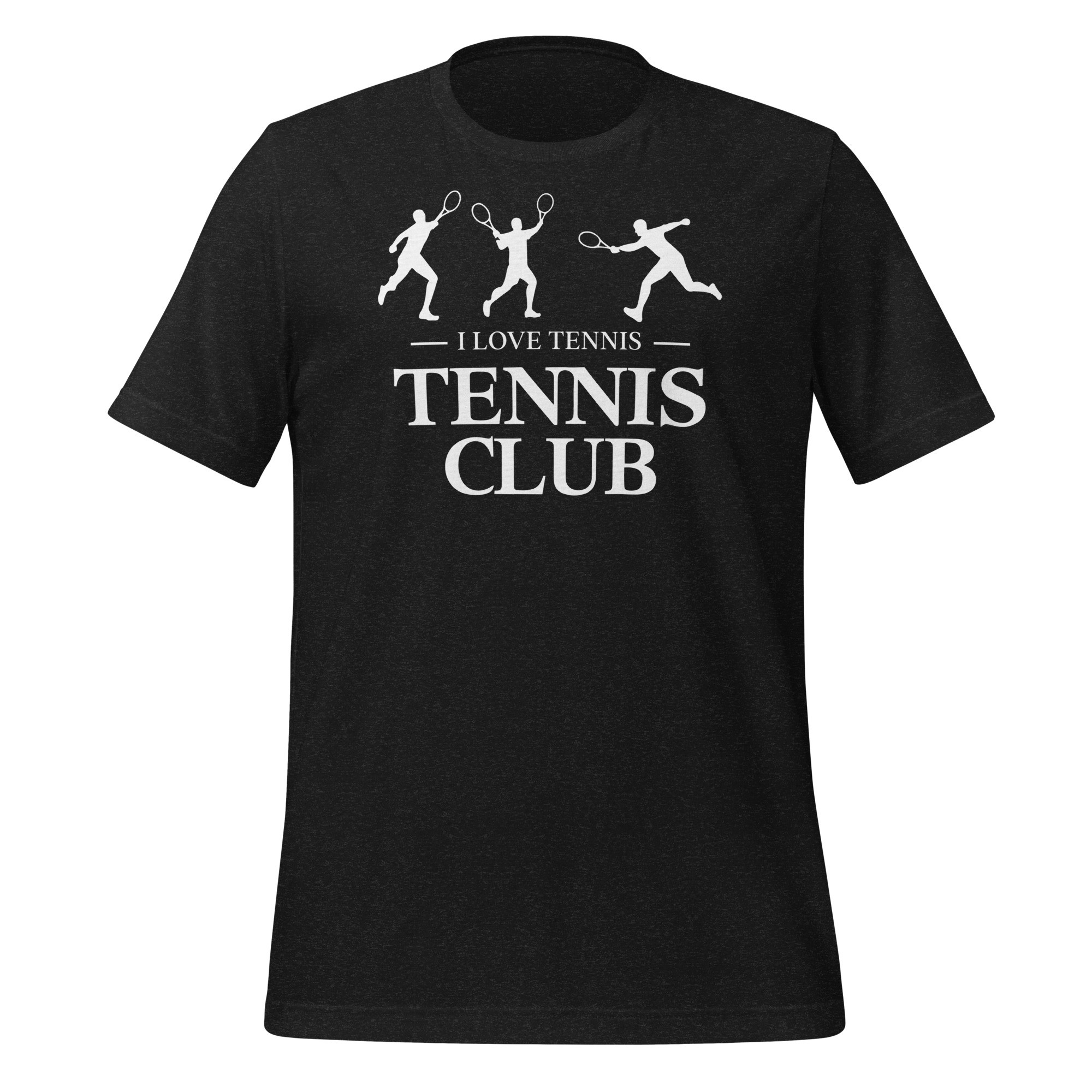 Unisex Tennis Club Tennis T-Shirt - Siyah